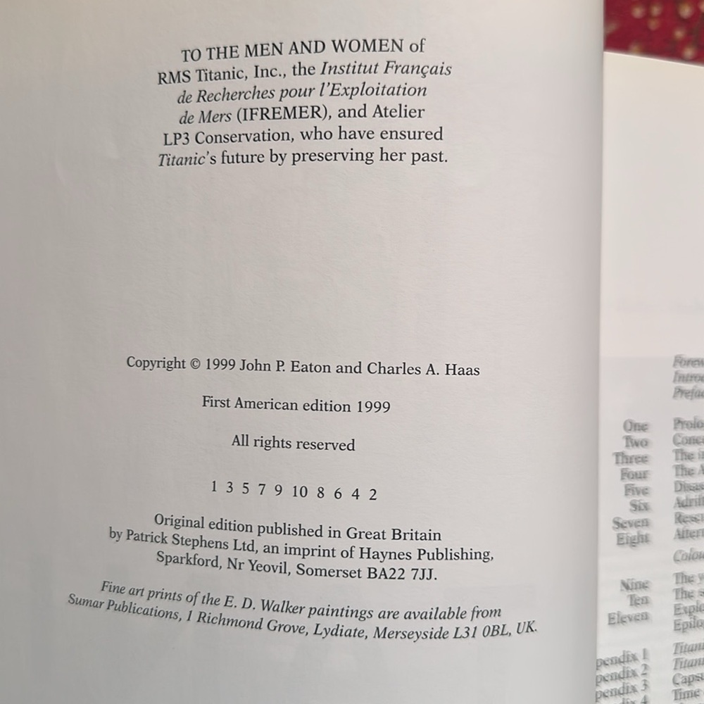 Titanic A Journey Through Time 1999 Hard Back - Picture 3 of 4